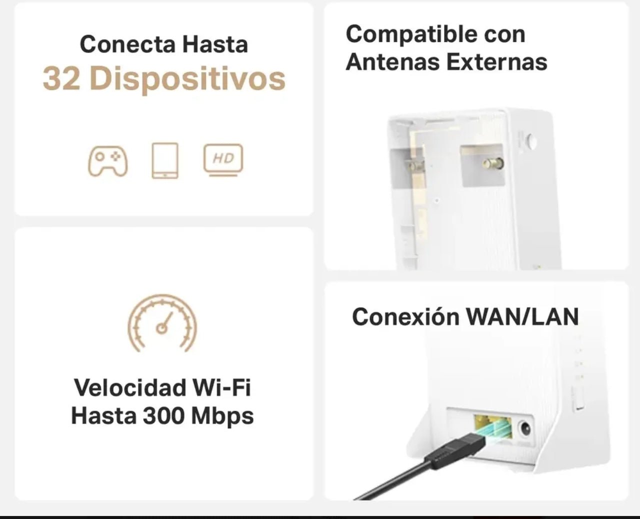 Router Inalámbrico Mercusys MB110-4G
