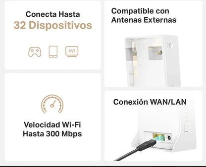 Router Inalámbrico Mercusys MB110-4G